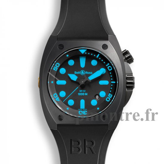 Réplique Bell & Ross Marine Chronographe BR 02-92 Bleu - Cliquez sur l'image pour la fermer