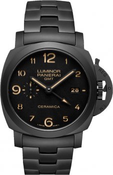 Réplique Panerai Luminor 1950 Tuttonero 3 Days GMT Automatique PAM00438