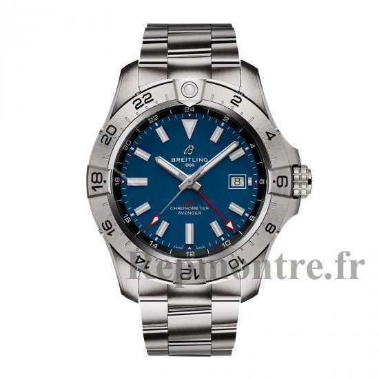 Breitling Avenger Automatique GMT 44mm Montre Replique Homme Acier Inoxydable Bleu A32320101C1A1 - Cliquez sur l'image pour la fermer