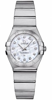 Réplique Omega Constellation Brushed 24mm Dames Montre 123.10.24.60.55.001