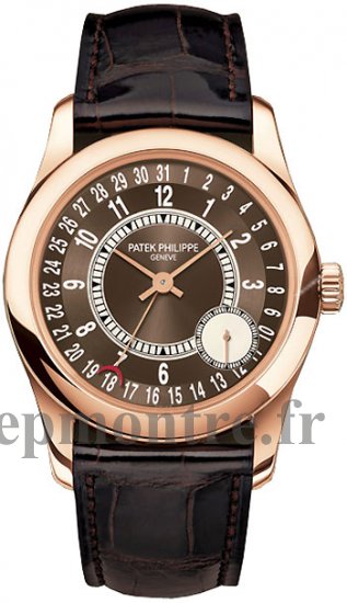 Réplique Patek Philippe Calatrava Or rose 6000R-001 - Cliquez sur l'image pour la fermer