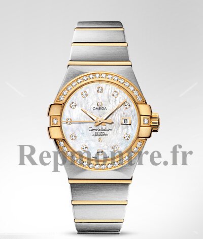 Réplique Omega Constellation Dames 31MM Montre 123.25.31.20.55.003 - Cliquez sur l'image pour la fermer