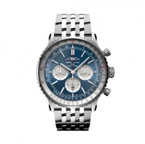 Replique Breitling Navitimer B01 Chronographe 46 Acier inoxydable Bleue Dial AB0137211C1A1