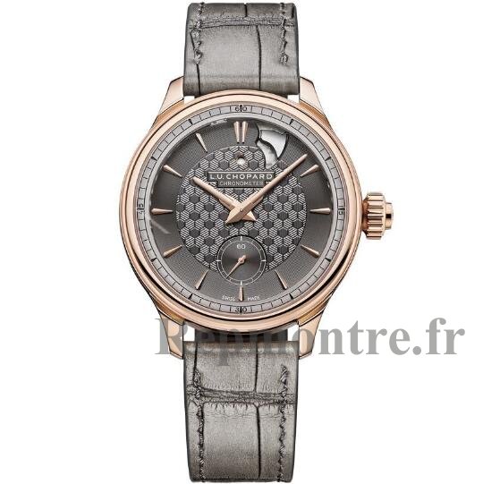 Replique Montre Chopard L.U.C Strike One Or Rose Automatique 43 mm 161949-5001 - Cliquez sur l'image pour la fermer