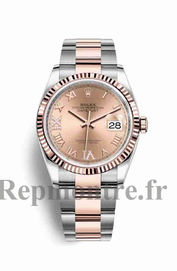 Réplique montre Rolex Datejust 36 Everose Roles 18 ct Everose 126231 m126231-0028 - Cliquez sur l'image pour la fermer