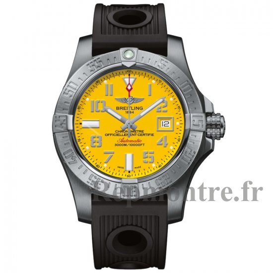 Réplique Breitling Avenger II Seawolf Jaune Cadran Automatique A1733110/I519/200S/A20D5A.2 - Cliquez sur l'image pour la fermer