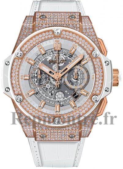 Réplique Hublot King Power Unico King Or White Pave 48mm 701.OE.0128.GR.1704 - Cliquez sur l'image pour la fermer