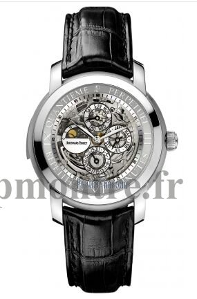 Réplique Audemars Piguet Jules Audemars Skeleton Minute Repeater Perpetual Calendar 26063PT.OO.D002CR.01 - Cliquez sur l'image pour la fermer