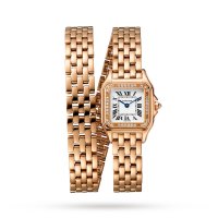 Cartier Panthere De Cartier Copie montre Petit Quartz Or Rose Diamants WJPN0014