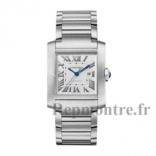 Cartier Tank Frannaise Replique montre Grande Automatique Mecanique Acier WSTA0067 - Cliquez sur l'image pour la fermer