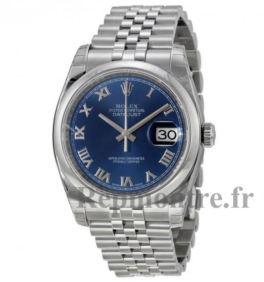 Réplique Rolex Datejust 36 Bleu Cadran Inoxydable Acier Jubile 116200BLRJ - Cliquez sur l'image pour la fermer