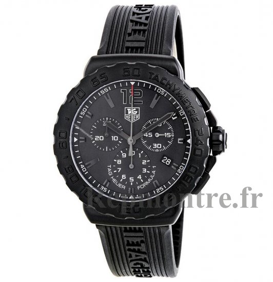 Tag Heuer Formula 1 Noir Dial Noir Rubber CAU1114.FT6024 - Cliquez sur l'image pour la fermer