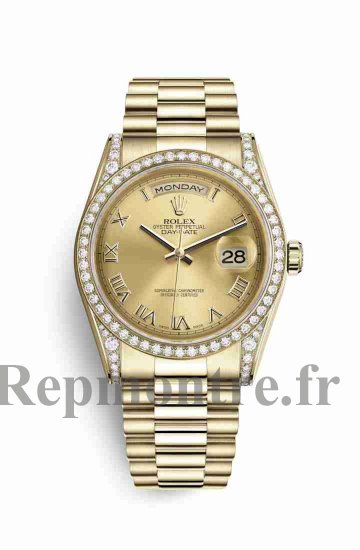 Réplique montre Rolex Day-Date 36 cosses en jaune de 118388 Champagne col Cadran m118388-0036 - Cliquez sur l'image pour la fermer