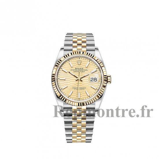 Replique Rolex Datejust 36 Rolesor combination of Oystersteel and 18 ct yellow gold M126233-0039 - Cliquez sur l'image pour la fermer