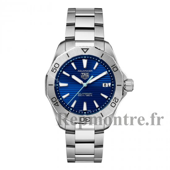 TAG Heuer Aquaracer Professional 200 Solargraph 40 mm Replique montre homme Bleu WBP1113.BA0000 - Cliquez sur l'image pour la fermer