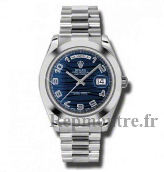 Réplique Rolex Day-Date II Bleu Vague Cadran Platine President 218206BLWAP - Cliquez sur l'image pour la fermer