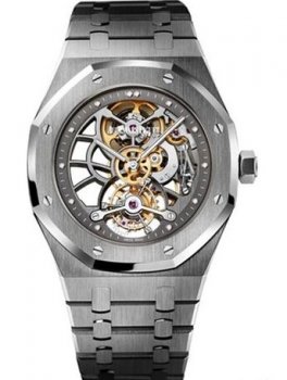 Réplique Audemars Piguet Royal Oak Open-Worked Extra Thin Tourbillon 26511PT.OO.1220PT.01