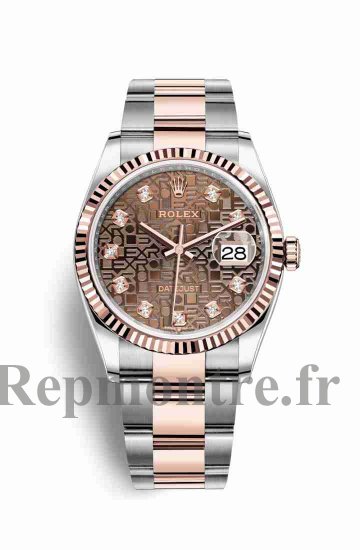 Réplique montre Rolex Datejust 36 Everose Roles 18 ct Everose 126231 m126231-0026 - Cliquez sur l'image pour la fermer