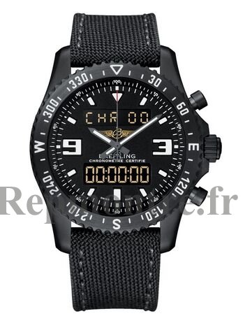 Réplique montre Breitling Chronospace Militaire NoirAcier M78367101B1W1 - Cliquez sur l'image pour la fermer