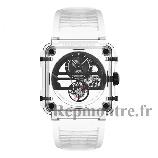 Réplique montre Bell & Ross BR-X1 Tourbillon Squelette Tourbillon Saphir Noir BRX1-SKTB-SABLK - Cliquez sur l'image pour la fermer