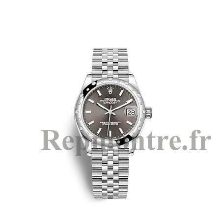 Réplique Rolex Datejust 31 Bracelet Jubile Rolesor blanc cadran gris fonce m278344rbr-0018 - Cliquez sur l'image pour la fermer