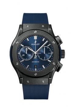 Replique Hublot Classic Fusion Ceramic Blue Chronograph 45mm 521.CM.7170.RX