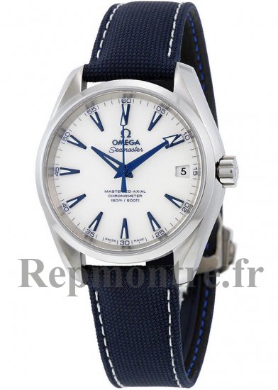 Réplique Omega Seamaster Aqua Terra Automatique Blanc Cadran Bleu Nylon 231.92.39.21.04.001 - Cliquez sur l'image pour la fermer