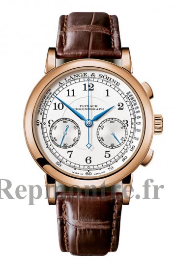 Réplique montre A. Lange & Sohne 1815 Rose/Noir/Pulsometre 414.032 - Cliquez sur l'image pour la fermer