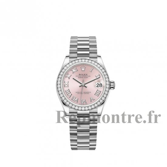 Réplique Rolex Datejust 31 montre 18 ct white gold - M278289RBR-0016 - Cliquez sur l'image pour la fermer