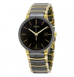 Rado Centrix Noir Dial OR PVD Noir CEramic Réplique Montre R30929152