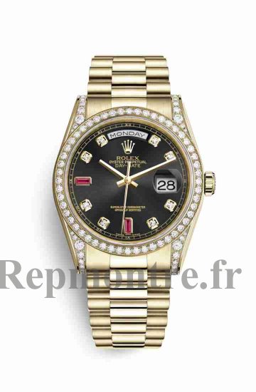 Réplique montre Rolex Day-Date 36 jaune 18 ct en semble de cosses 118388 m118388-0124 - Cliquez sur l'image pour la fermer