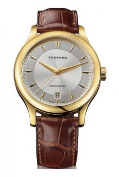 Chopard L.U.C. Classic Automatique argent Dial 18 kt Yellow Gold hommes Réplique Montre 161907-0001