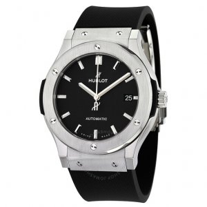 Replique Hublot Classic Fusion Black Dial Rubber 45mm 511.NX.1171.RX