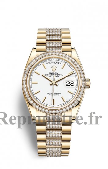 Replique Rolex Day-Date 36 18 ct Jaune Or and Diamants M128348RBR-0048 - Cliquez sur l'image pour la fermer