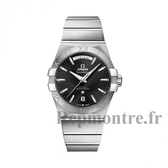 Omega Constellation 38 mm Copie montre homme Noir O12310382201001 - Cliquez sur l'image pour la fermer