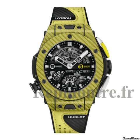 Replique Hublot Big Bang Unico Golf Yellow Carbon & Texalium 416.YY.1120.VR - Cliquez sur l'image pour la fermer