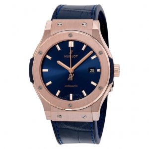 Replique HUBLOT Classic Fusion Blue Sunray 18kt Rose Gold Mens 542.OX.7180.LR