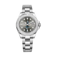 Rolex Yacht-Master Rhodium Dial 268622 Acier et platine Oyster Midsize Montre RSO