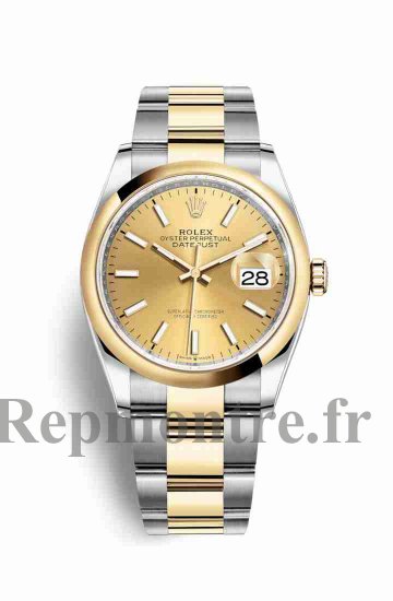 Réplique montre Rolex Datejust 36 Jaune Roles jaune 18 ct 126203 m126203-0016 - Cliquez sur l'image pour la fermer