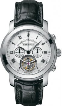 Réplique Audemars Piguet Jules Audemars Tourbillon Chronographe 26010BC.OO.D002CR.01