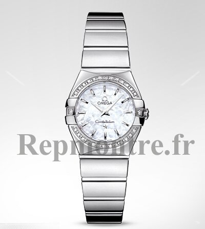 Réplique Omega Constellation Polished Quartz diamants Montre 123.15.24.60.05.002 - Cliquez sur l'image pour la fermer