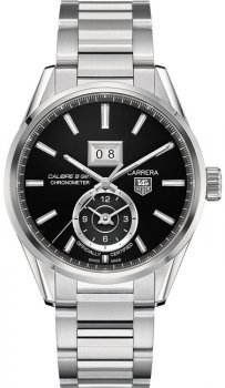 Réplique Tag Heuer Carrera Calibre8 Grande Date GMT Automatique Montre 41mm WAR5010.BA0723