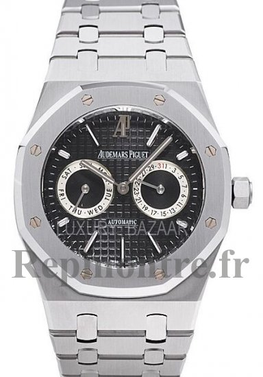 Réplique Audemars Piguet Royal Oak Day-Date, Noir Dial-Inoxydable Acier on Bracelet 26330.ST.OO.1220ST.01 - Cliquez sur l'image pour la fermer