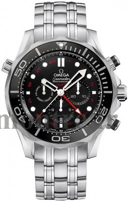 Réplique Omega Seamaster Diver 300m Co-Axial GMT Chronographe 44mm 212.30.44.52.01.001 - Cliquez sur l'image pour la fermer