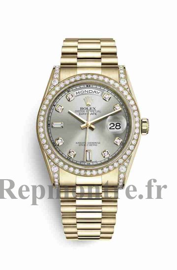Réplique montre Rolex Day-Date 36 jaune 18 ct serti 118388 m118388-0022 - Cliquez sur l'image pour la fermer