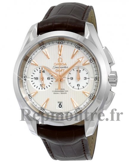 Réplique Omega Seamaster Aqua Terra GMT Teak Argent Cadran Automatique 231.13.43.52.02.001 - Cliquez sur l'image pour la fermer