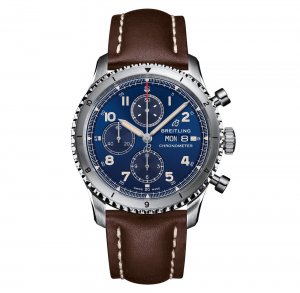 Replique Breitling Aviator 8 Chronograph automatique Chronometer Cadran bleu Men's A13316101C1X2