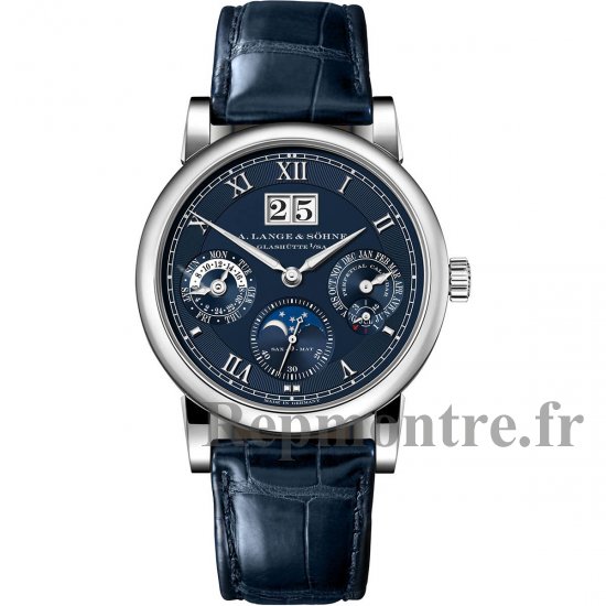 Replique A. Lange & Sohne Langematik Perpetual White gold with Cadran bleu 310.028 - Cliquez sur l'image pour la fermer