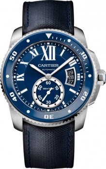 Réplique Montre Calibre de Cartier Diver bleu WSCA0010