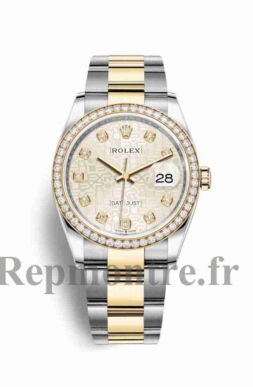 Réplique montre Rolex Datejust 36 Jaune Roles jaune 18 ct 126283RBR AB0162161C1A1 - Cliquez sur l'image pour la fermer